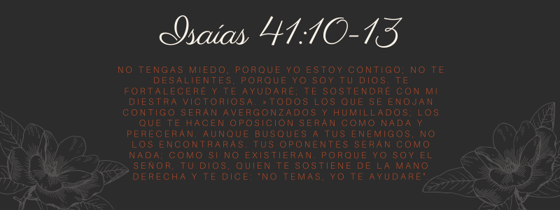 Isaías 41 10-13